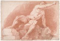 KT 2013 031
<br/>
Zittende naakte man, academiestudie
<br/>
<em>d'Heur, Cornelis Joseph (1707-1762)</em>